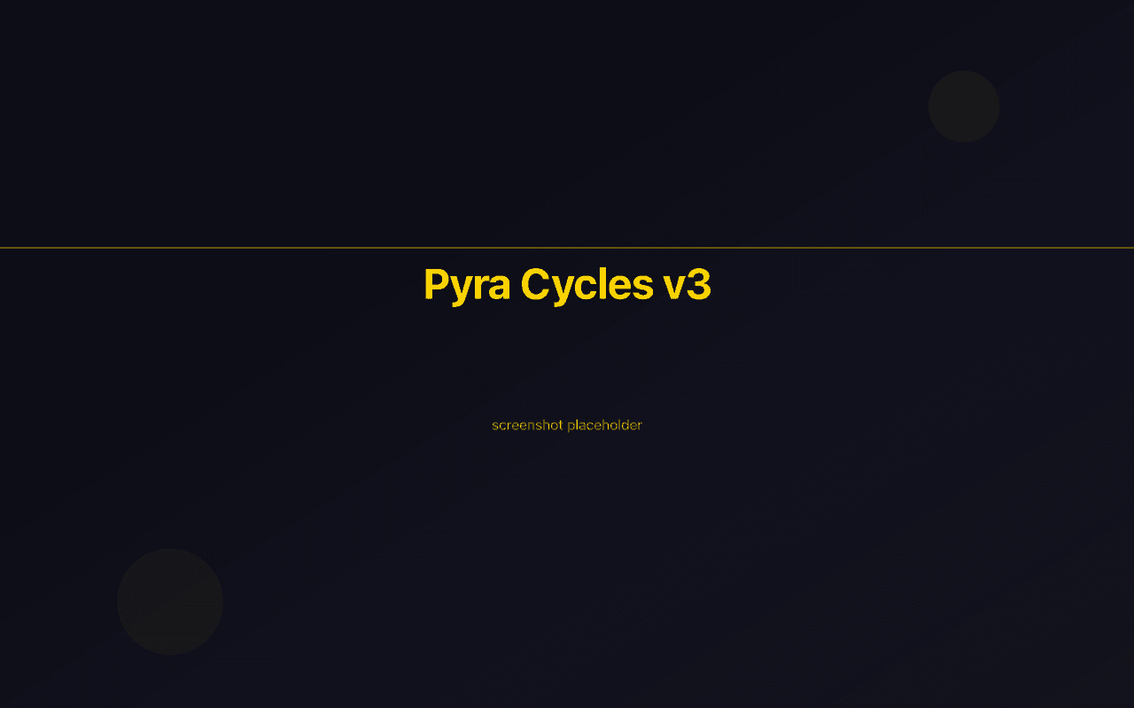 Pyra Cycles v3 screenshot